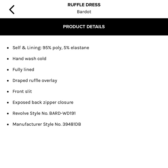 Revolve Bardot Ruffle Dress - Picture 5 of 7